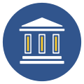 Building Structure Round Icon