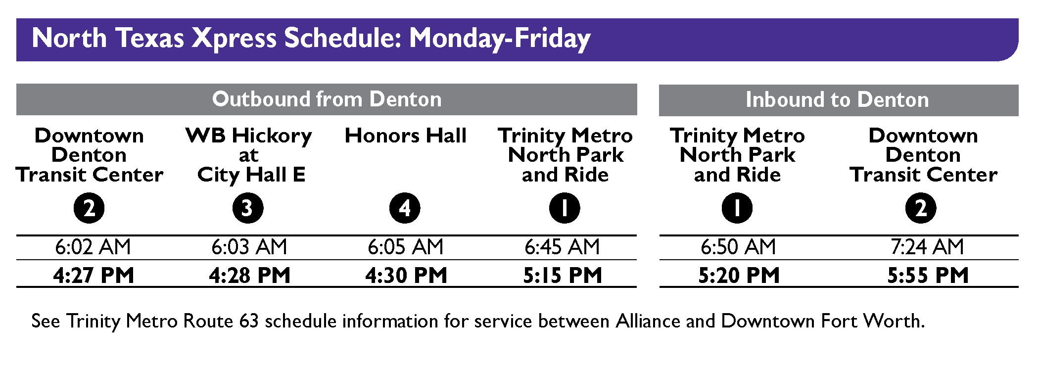 NTXpress Schedule